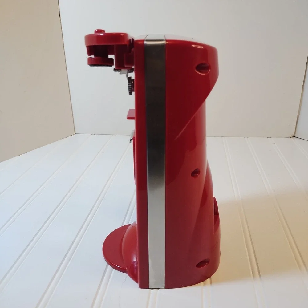 Faberware Electric Can Opener Red‎ Corded Countertop Knife Sharpener FW-COP-RED